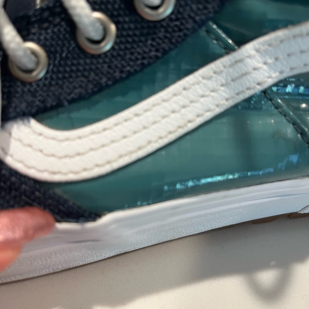 Vans Sk8-Hi MTE UltraCush Mens 9.5 Blue Green Hightop Sneakers Needs Repair - Picture 9 of 12